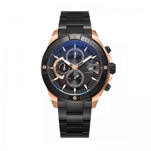 Alexandre Christie AC 6631 Rosegold Black Steel MCBBRBA